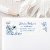 Blue Rose Dragonfly Boy Baby Dusche (Insitu)