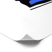 Blue Rose Dreamscape Poster (Ecke)