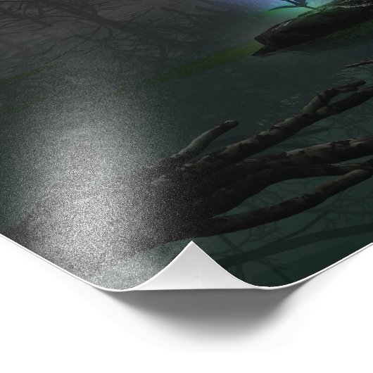 Blue Rose Foto Print (Ecke)