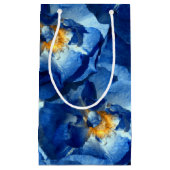 Blue Rose Gift Bag Kleine Geschenktüte (Vorderseite)