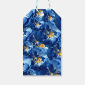 Blue Rose Gift Tags Geschenkanhänger (Rückseite)