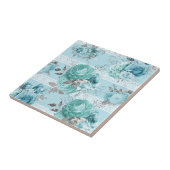 Blue Rose Lace Fliese (Seite)