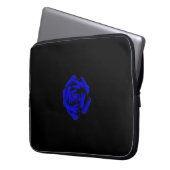 Blue Rose Laptopschutzhülle (Vorderseite Links)