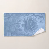 Blue Rose Motif Badhandtuch Set (Handtuch)