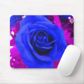 Blue Rose Mouse pad Mousepad (Mit Mouse)