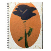 Blue Rose Notebook Notizblock (Vorderseite)