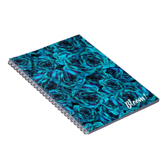 Blue Rose Notebook Notizblock (Rechte Seite)