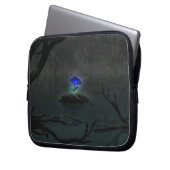 Blue Rose Notebook Sleeve (Vorderseite Links)