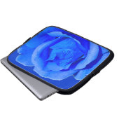 Blue Rose Notebook Sleeve Blue Rose Tablet Case (Vorne Knopf)