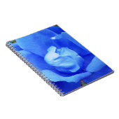 Blue Rose - Notebooks mit digitalem Foto Notizblock (Rechte Seite)