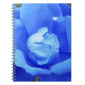 Blue Rose - Notebooks mit digitalem Foto Notizblock (Vorderseite)