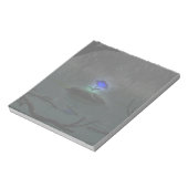 Blue Rose Notepad Notizblock (Rotiert)