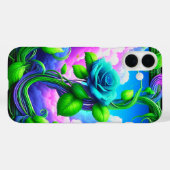 Blue Rose Phone Case (Rückseite (Horizontal))