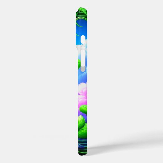 Blue Rose Phone Case (Rückseite / Links)