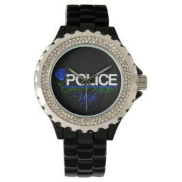 Blue Rose POLICE EHEFRAU beobachten Armbanduhr