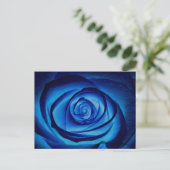 Blue Rose Postcard Postkarte (Stehend Vorderseite)