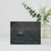 Blue Rose Postcard Postkarte (Stehend Vorderseite)
