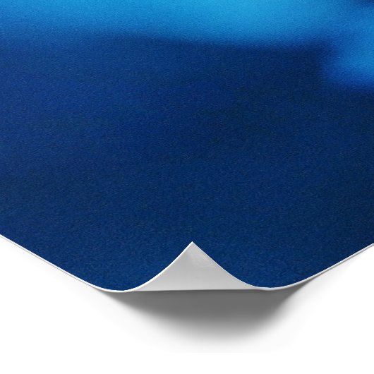 Blue Rose Poster (Ecke)