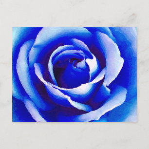 Blue Rose_ Postkarte