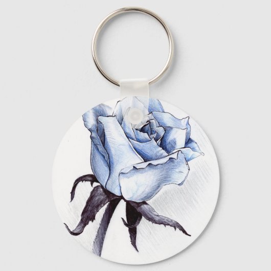 Blue Rose Schlüsselanhänger (Vorderseite)