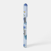 'Blue Rose Serenity' Florales iPhone-Case iPhone Hülle (Rechte Seite)