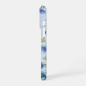 'Blue Rose Serenity' Florales iPhone-Case iPhone Hülle (Linke Seite)