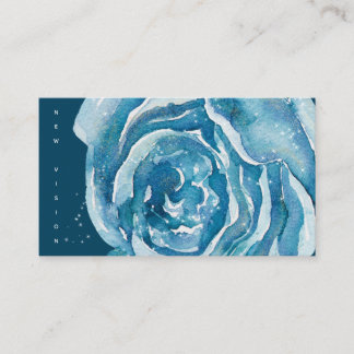 Blue Rose Sparkle Visitenkarte