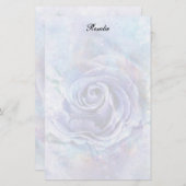 Blue Rose Stationery Briefpapier (Vorne/Hinten)