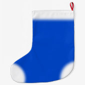 Blue Rose Strumpf Rose Weihnachten Strumpf Custom Großer Weihnachtsstrumpf (Rückseite)