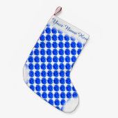 Blue Rose Strumpf Rose Weihnachten Strumpf Custom Kleiner Weihnachtsstrumpf (Vorderansicht (hängend))