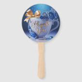 Blue Rose Teacup, Thank You, Fächer (Rückseite)