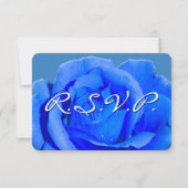 Blue Rose UAWG Personalisiert Rose Karten (Vorderseite)