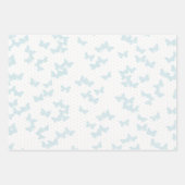 Blue Rose und Harlequin und Butterfly Gift Wrap Geschenkpapier Set (Vorderseite 3)