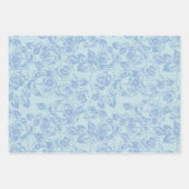 Blue Rose und Harlequin und Butterfly Gift Wrap Geschenkpapier Set (Vorderseite 2)