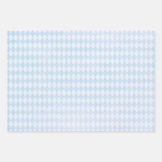 Blue Rose und Harlequin und Butterfly Gift Wrap Geschenkpapier Set (Vorderseite)