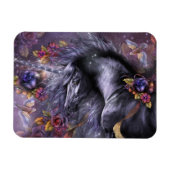 Blue Rose Unicorn Flexi Magnet (Horizontal)
