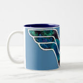 Blue Rose WW Zweifarbige Tasse (Links)