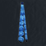 Blue Roses Art Flower Tie Krawatte<br><div class="desc">This fun tie has my original photographic artwork - featuring my photo of a row of blue roses, processed in an illustrated artsy style. The main color tones are light blue and dark blue. This tie is printed on front and back for a cohesive appearance. It would make a great...</div>