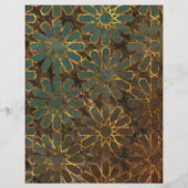 Blue Rosy Brown Arabesque (Rückseite)