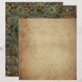 Blue Rosy Brown Arabesque (Vorne/Hinten)