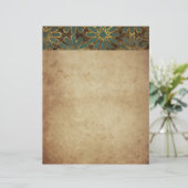 Blue Rosy Brown Arabesque (Stehend Vorderseite)