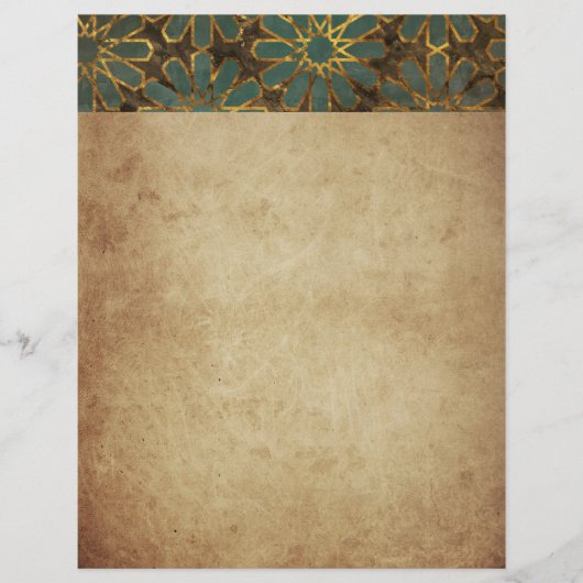 Blue Rosy Brown Arabesque (Vorderseite)