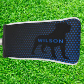  BLUE Rottweiler PUTTER Golf Headcover