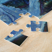Blue Rowboat Monte Fine Art Puzzle (Seite)