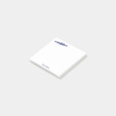 Blue Rowers Crew Team Wassersport Post-it Klebezettel (angewinkelt)