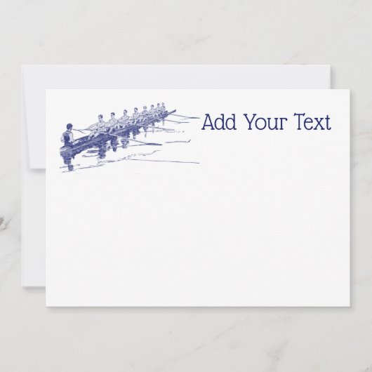 Blue Rowers Crew Team Water Sports #3 (Vorderseite)