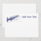 Blue Rowers Crew Team Water Sports #3 (Vorne/Hinten)