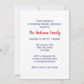 Blue Rowers Crew Team Water Sports #3 Einladung (Rückseite)