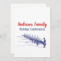 Blue Rowers Crew Team Water Sports #3