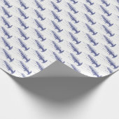 Blue Rowers Crew Team Water Sports #3 Geschenkpapier (Ecke)